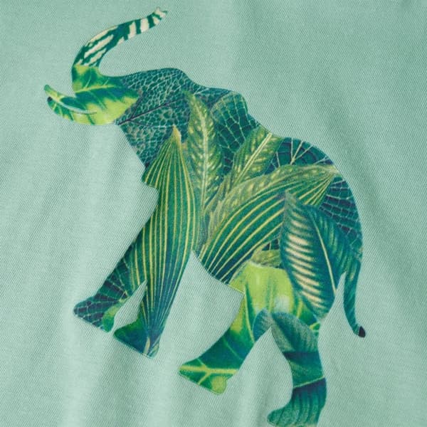 T-shirt för barn ljus khaki 92