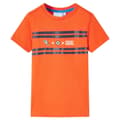Miniatyrbild 1 av 7: T-shirt för barn mörk orange 140