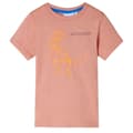 Miniatyrbillede 1 af 8: T-shirt til børn str. 116 lys orange