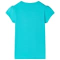 Miniatyrbillede 2 af 7: T-shirt til børn str. 128 mintgrøn