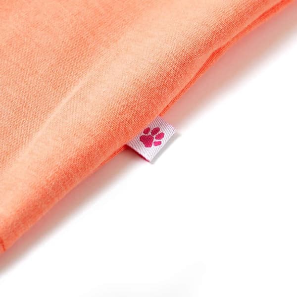T-shirt för barn neonorange 140