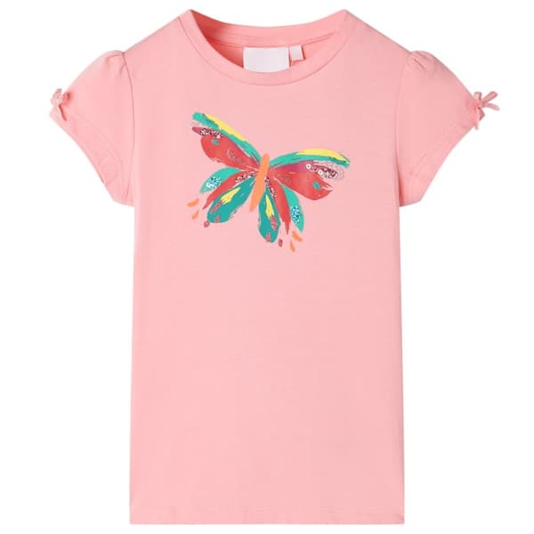 T-shirt för barn rosa 128