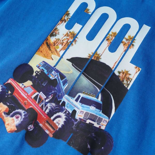 T-shirt för barn blå 140