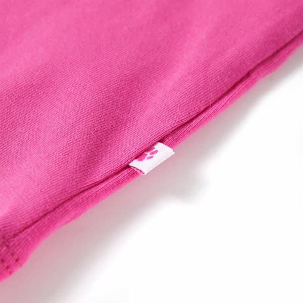 T-shirt för barn mörk rosa 140