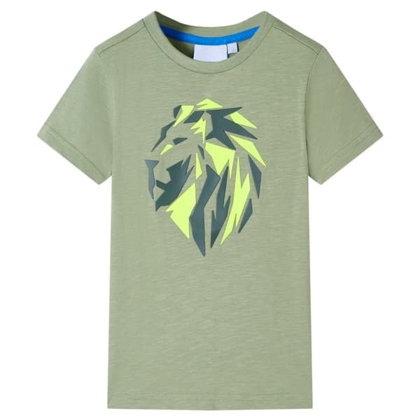 Lasten T-paita vaalea khaki 104