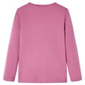 Miniatyrbild 2 av 7: T-shirt med långa ärmar för barn hallonrosa 104