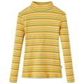 Miniatyrbild 1 av 7: T-shirt med långa ärmar för barn polokrage ockra 104
