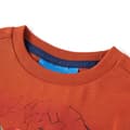 Miniatyrbild 3 av 7: T-shirt med långa ärmar för barn ljusorange 116