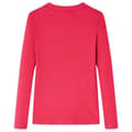 Miniatyrbild 2 av 7: T-shirt med långa ärmar för barn stark rosa 104