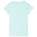 Miniatyrbild 2 av 7: T-shirt för barn ljusaqua 92