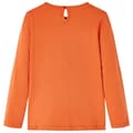 Miniatyrbillede 2 af 7: Langærmet T-shirt til børn str. 92 cm orange