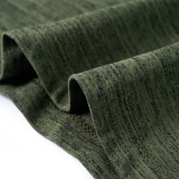 T-shirt med långa ärmar för barn khaki melange 128
