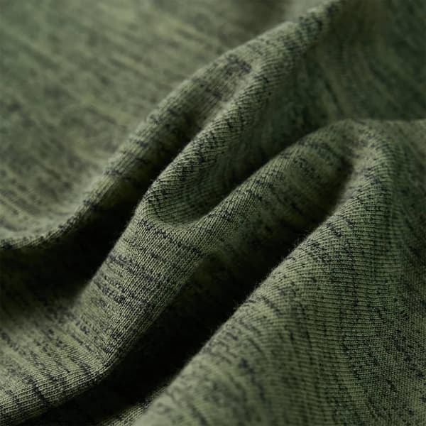 T-shirt med långa ärmar för barn khaki melange 128