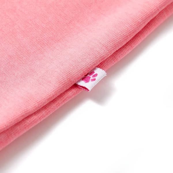 T-shirt för barn neonrosa 116