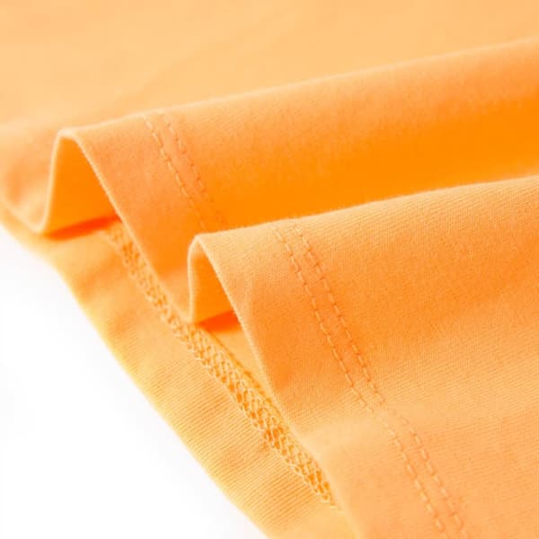 T-shirt för barn stark orange 128
