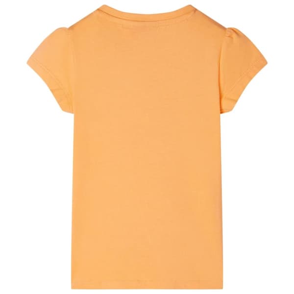 T-shirt för barn stark orange 128