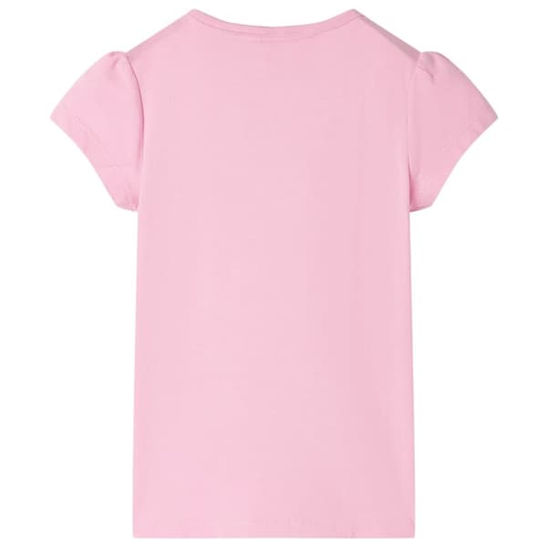 T-shirt til børn str. 128 lyserød