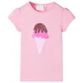 Miniatyrbillede 1 af 7: T-shirt til børn str. 128 lyserød