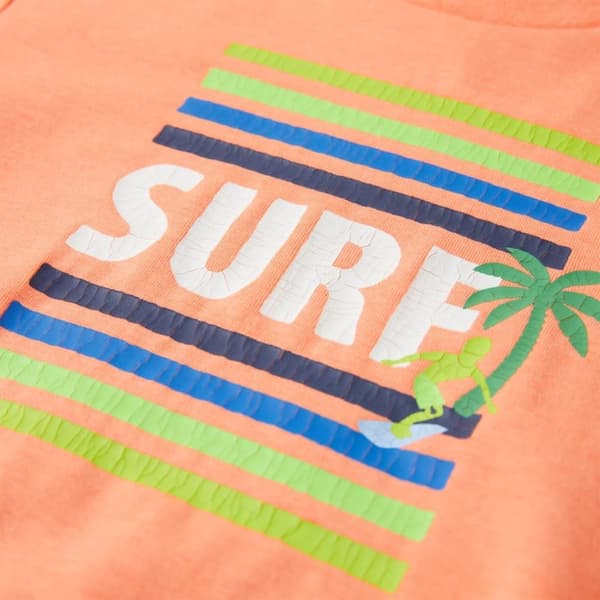 T-shirt för barn neonorange 104