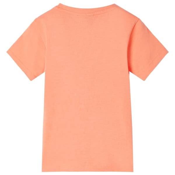T-shirt för barn neonorange 104