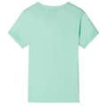 Miniatyrbild 2 av 7: T-shirt med korta ärmar för barn ljusgrön 140