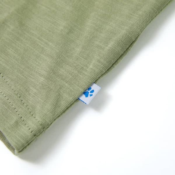 Lasten lyhythihainen T-paita vaalea khaki 104