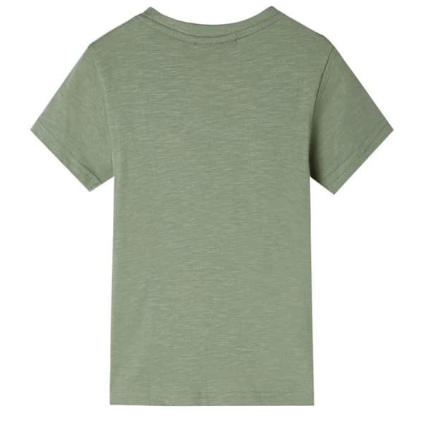 Lasten lyhythihainen T-paita vaalea khaki 104