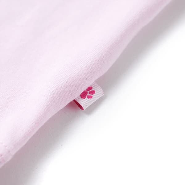 T-shirt för barn mild rosa 116