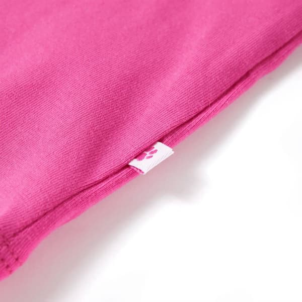 T-shirt för barn mörk rosa 128