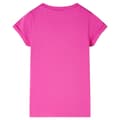 Miniatyrbild 2 av 7: T-shirt för barn mörk rosa 128
