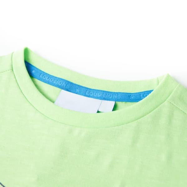 T-shirt för barn neongrön 104