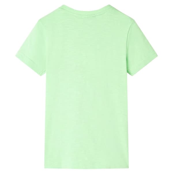 T-shirt för barn neongrön 104