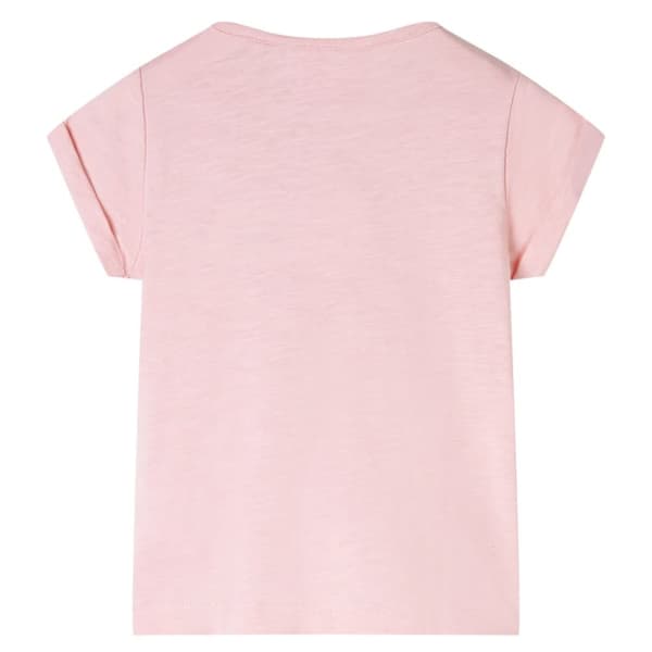 T-shirt för barn ljusrosa 128