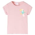 Miniatyrbild 1 av 7: T-shirt för barn ljusrosa 128