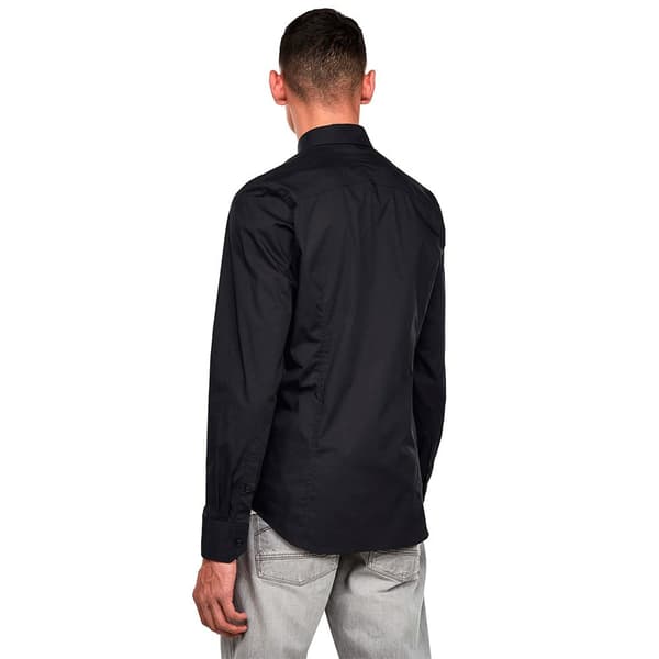 G-star Lang Ærmet Skjorte Dressed Super Slim Sort S Mand