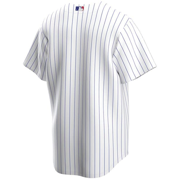 Nike Kortærmet T-shirt Chicago Cubs Official Replica Home Hvid S Mand