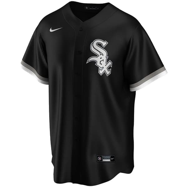 Nike Kortærmet T-shirt Chicago White Sox Official Replica Alternate Sort S Mand