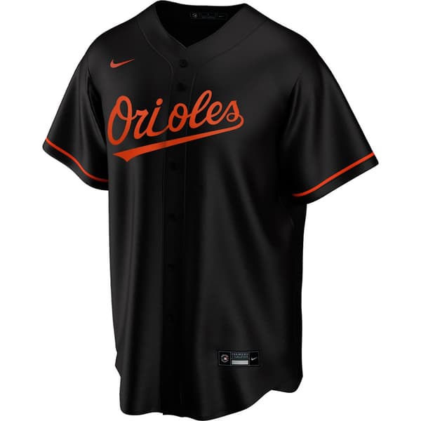 Nike Kortærmet T-shirt Baltimore Orioles Official Replica Alternate Sort S Mand