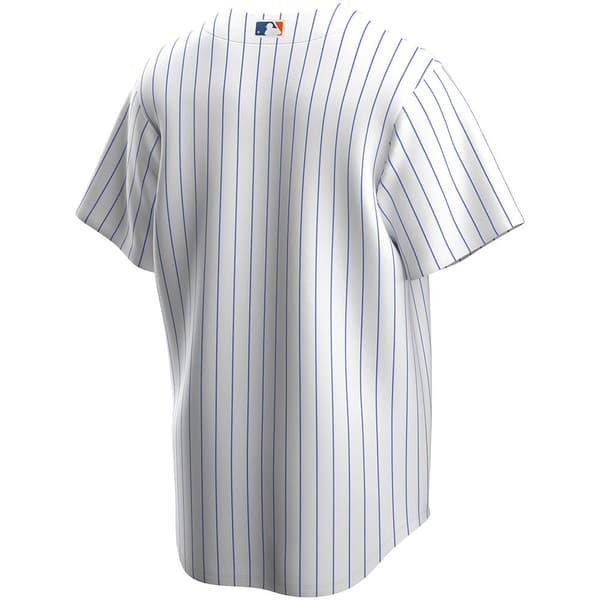 Nike Lyhythihainen V-aukkoinen T-paita New York Mets Official Replica Home Valkoinen S Mies