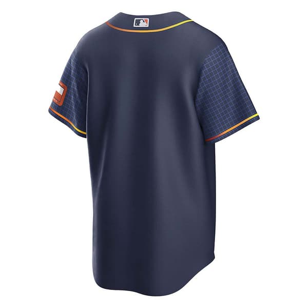 Nike Lyhythihainen T-paita Houston Astros Official Replica Astros City Connect Sininen M Mies