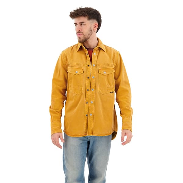G-star Pitkähihainen Paita Dakota Regular Fit Keltainen 2XL Mies