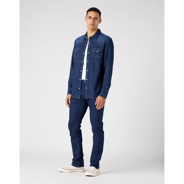 Wrangler Långärmad Tröja 27mw Blå 2XL Man