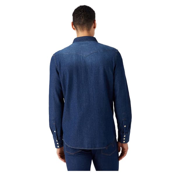 Wrangler Långärmad Tröja 27mw Blå 2XL Man