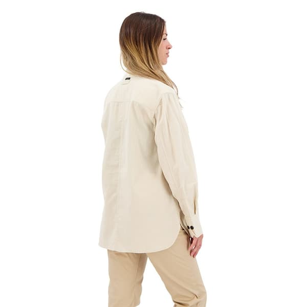 G-star Långärmad Tröja Officer Boyfriend Beige S Kvinna
