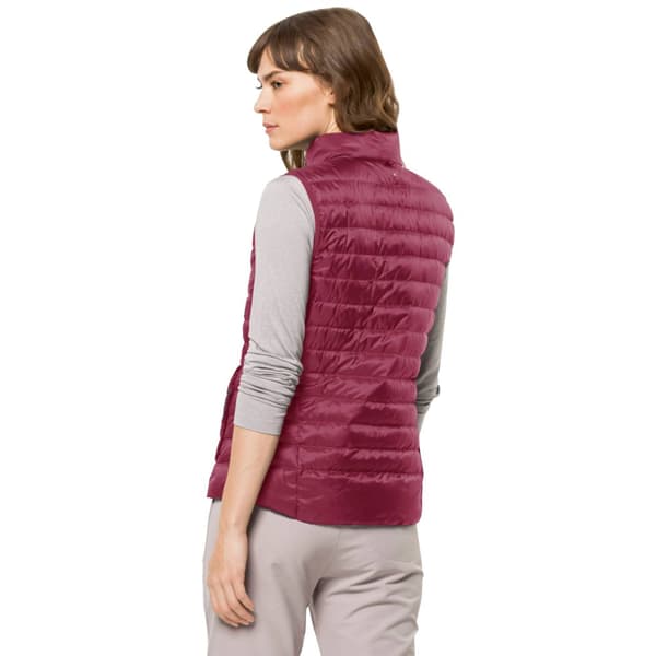 Jack Wolfskin Pack-Go Down Vest W 1207031-2198, Kvinna, Tank top, Röd