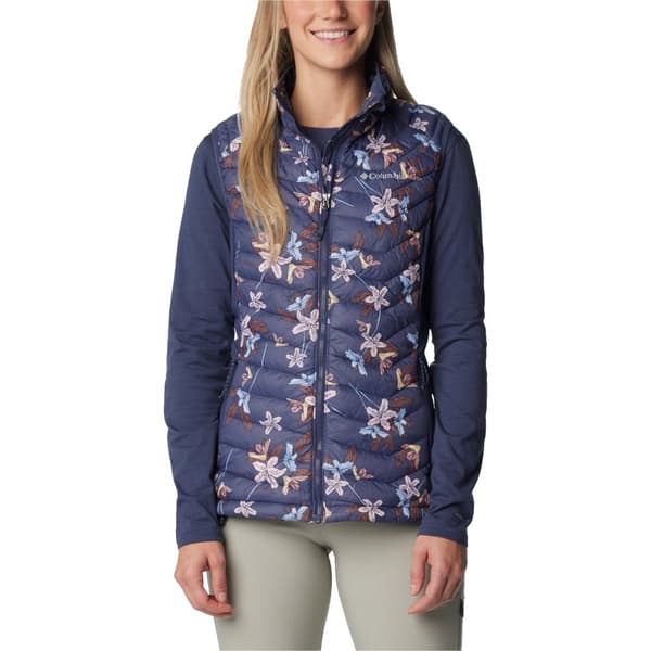 Columbia Powder Pass Vest 1832222471, Kvinna, Tank top, Marinblå