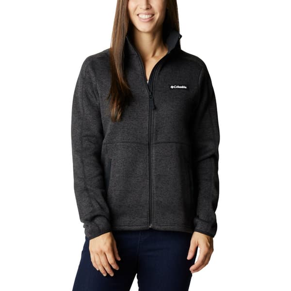 Columbia Sweater Weather Full Zip Fleece 1958933010, Kvinna, Jersey, Svart