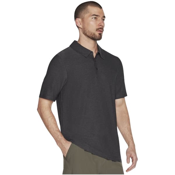 Skechers Go Dri All Day Polo MTO78-BKCC, Man, T-shirt, Grå