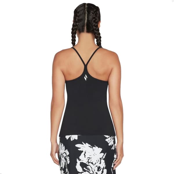 Skechers Go Walk Racerback Shelf Bra Cami W1TT134-BLK, Kvinde, T-shirt, Sort