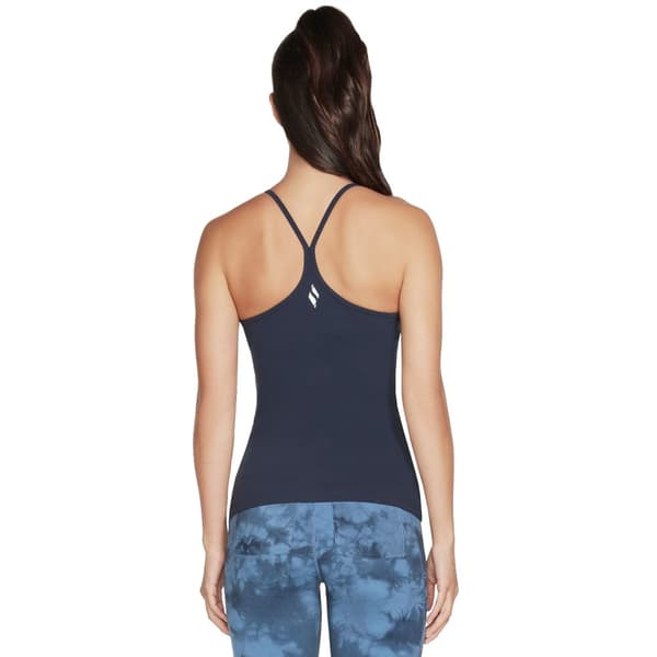 Skechers Go Walk Racerback Shelf Bra Cami W1TT134-NVY, Kvinde, T-shirt, Marine blå